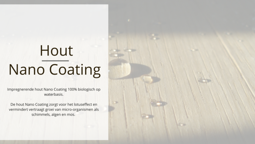 nano coating voor hout